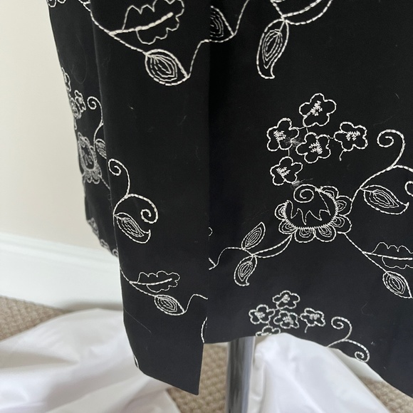 Shift Dress Black/White Made in Canada by Jolibel Size 10 - Picture 4 of 9